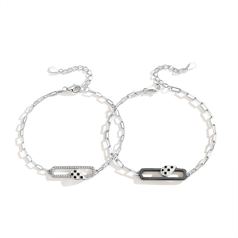 Magnetic Heart Couple Matching Bracelet